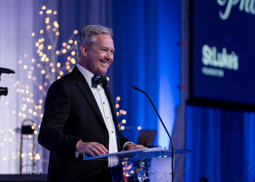 Chris Roth on stage at 2025 Light of Philanthropy Celebration