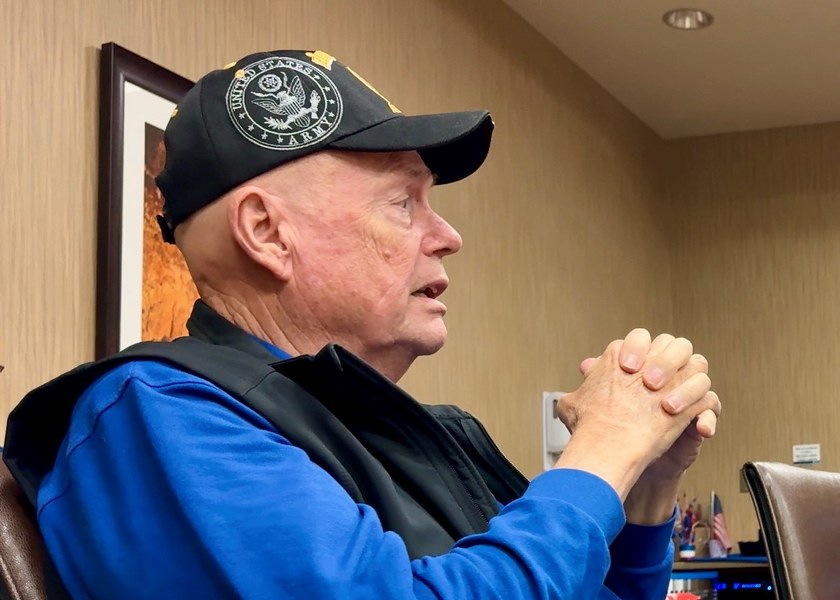  Skip McArthur, vet and volunteer.