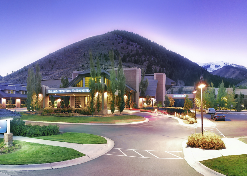 Wood River Medical Center at Dusk