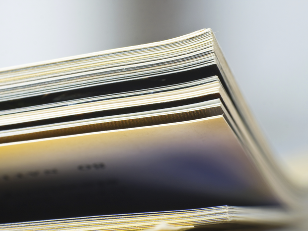 Stack of paper.