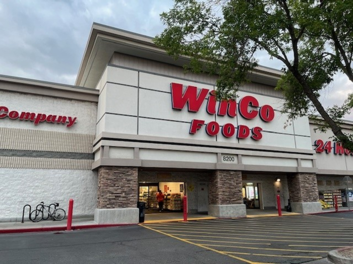 Entrance to WinCo Foods on Fairview Avenue in Boise where the medication locker is located.