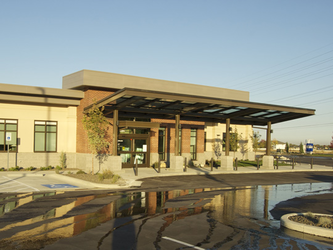 Exterior view of St. Luke’s Rehabilitation: Meridian, S. Hillsdale Ave.