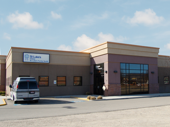 Street view of St. Luke’s Clinic – Family Health: Boise, Hospitality Ln.