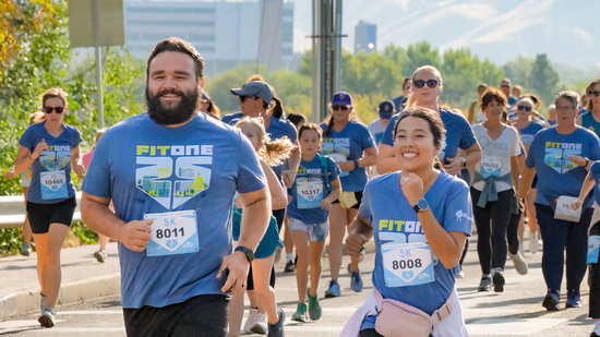 group of people running at FitOne