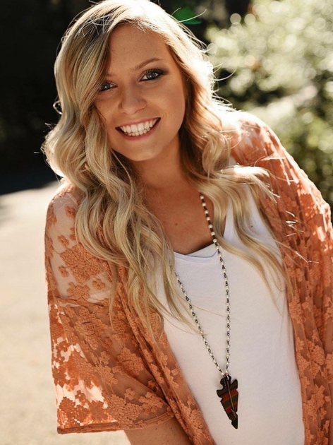 Photo of young blond woman