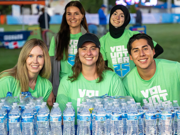 Five FitOne volunteers