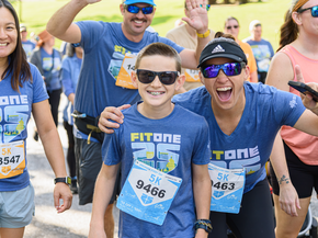Mother and son in the FitOne 5K